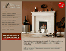 Tablet Screenshot of edinburghfireplaces.co.uk